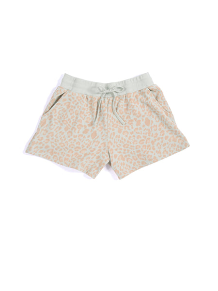 Kiara leopard shorts set