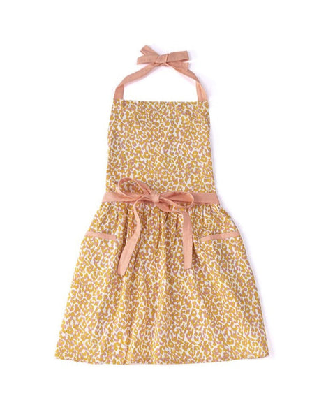 Nora Leopard Apron