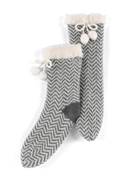 Shiraleah Yancy Knit Slipper Socks