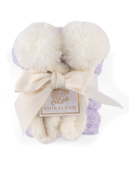 Tess Home Socks, Lilac