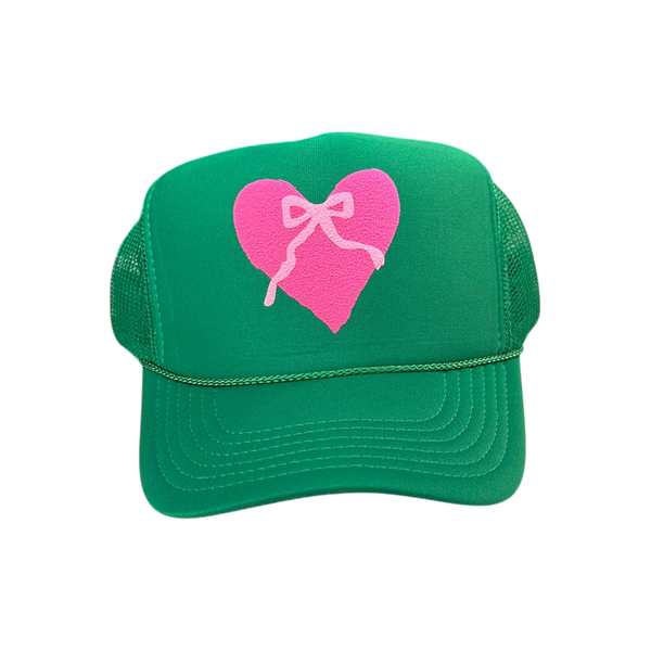 Heart with Bow trucker hat