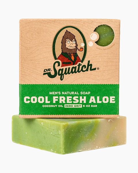 Cool Fresh Aloe Dr Squatch bar soap