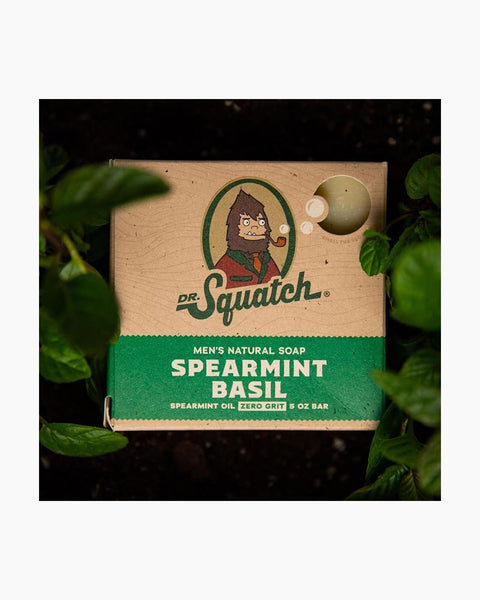 Spearmint Basil Dr Squatch bar soap