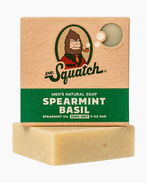Spearmint Basil Dr Squatch bar soap