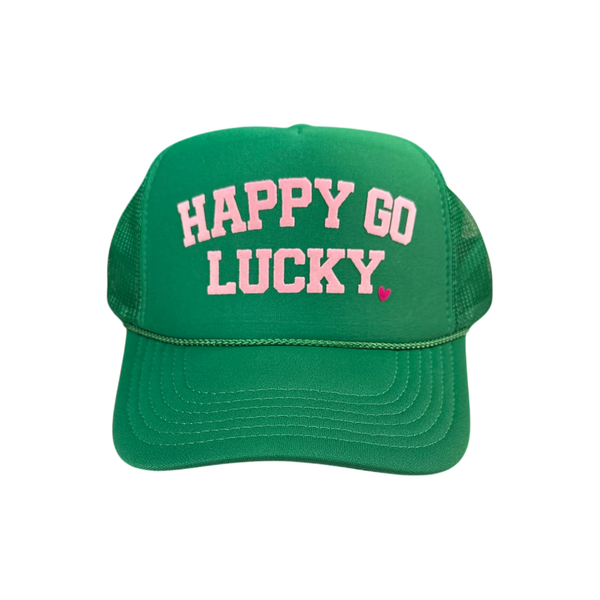 Happy Go Lucky trucker hat