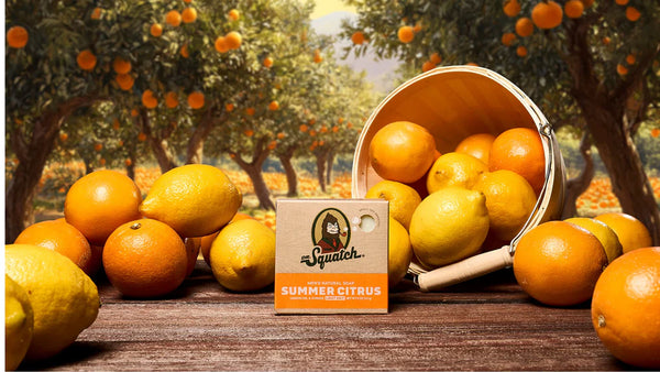 Summer Citrus Dr Squatch bar soap