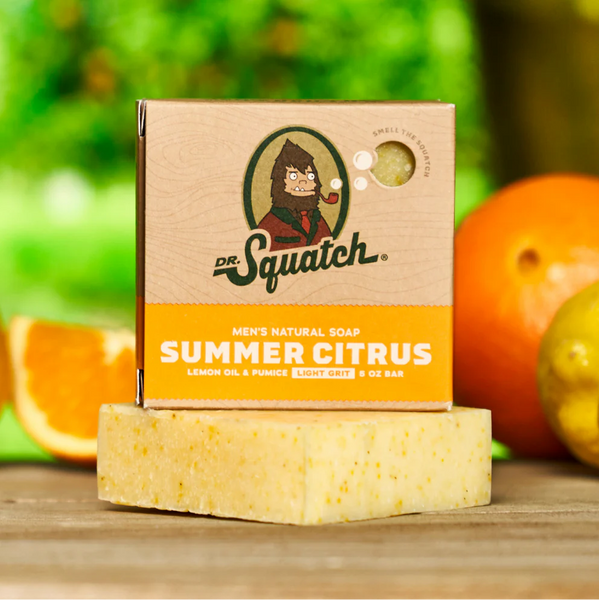 Summer Citrus Dr Squatch bar soap