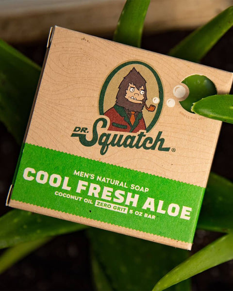Cool Fresh Aloe Dr Squatch bar soap