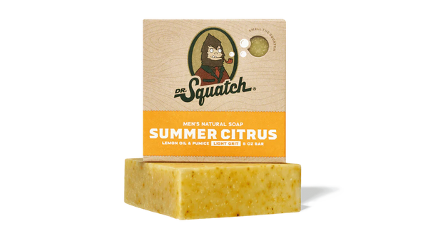 Summer Citrus Dr Squatch bar soap