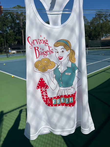 Serving Bagels women's tee & tanks