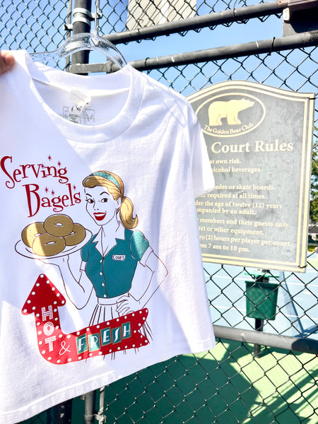 Serving Bagels women's tee & tanks