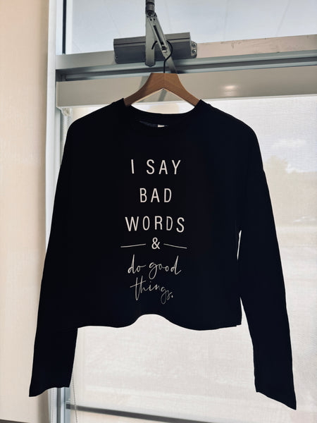 Bad Words women's long sleeve