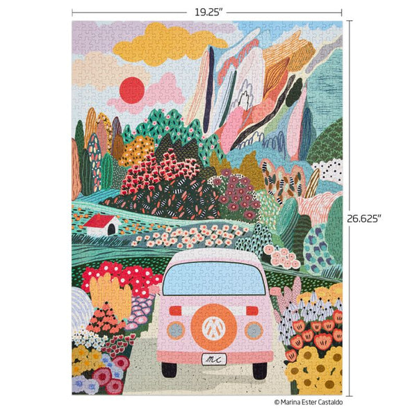 Roadtrip 1000 piece puzzle