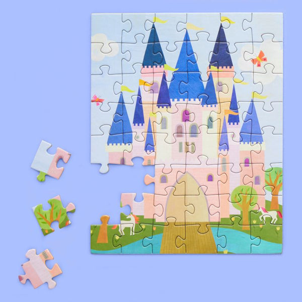 Pink Royal Castle 48 Puzzle Snax