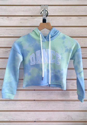 DANCE cropped youth hoodie