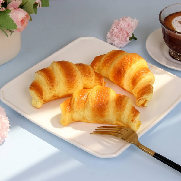 Croissant Slow-Rise Bread PU Squishy Sensory Toy
