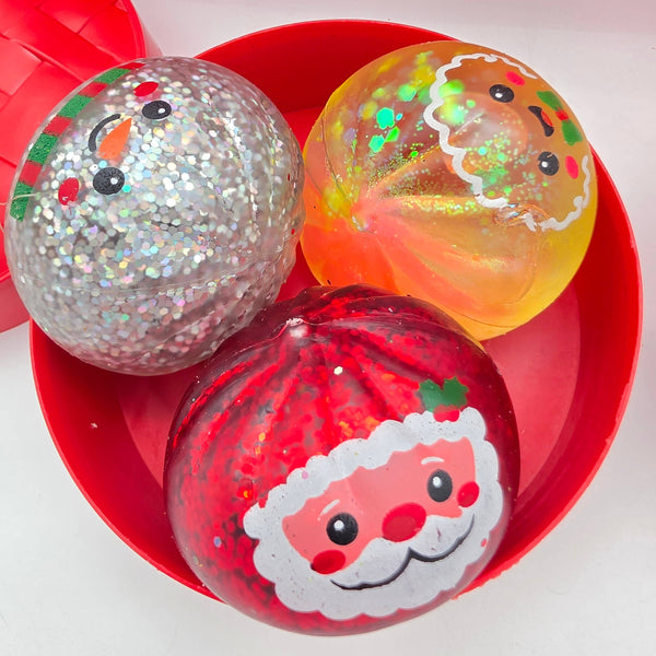 2.5" 3pc Christmas Maltose Dumpling Squishy