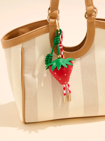 Shiraleah Strawberry Bag Charm/Key Ring