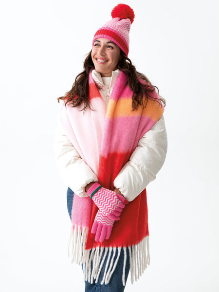 OLIVIA TOUCHSCREEN GLOVES, PINK