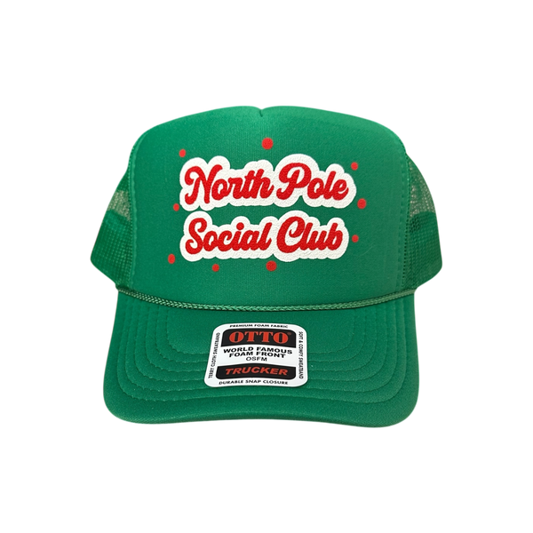 North Pole Social Club trucker hat