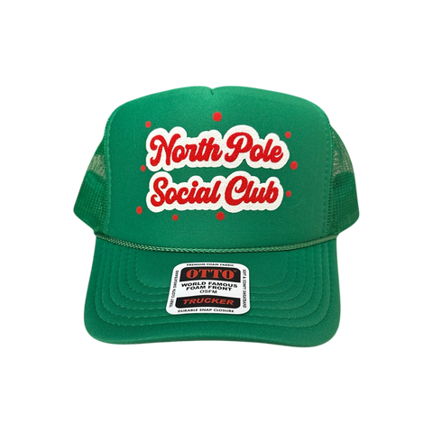 North Pole Social Club trucker hat