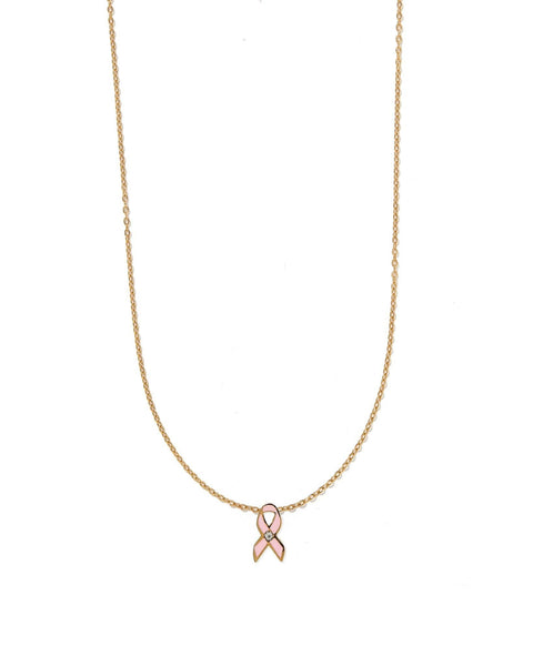 Necklace - Breast Cancer Ribbon