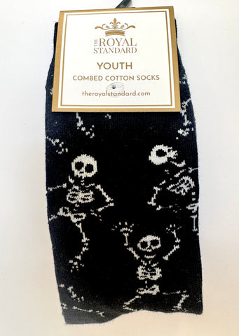 Dancing Skeleton Youth Socks