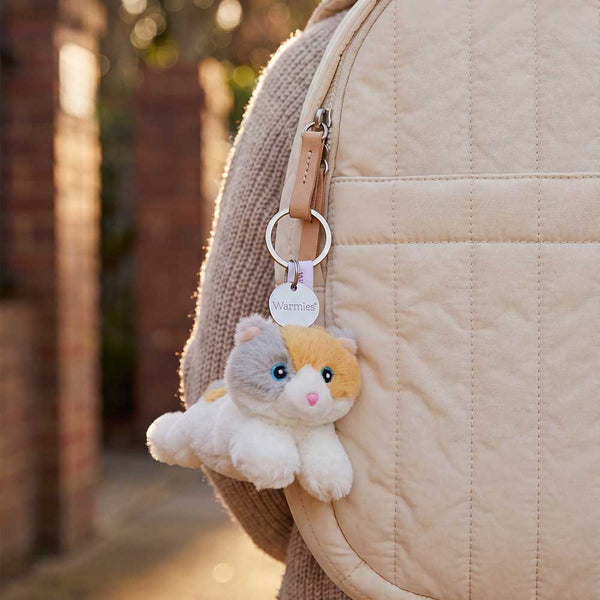 Calico Cat Warmies Mini Bag Charm