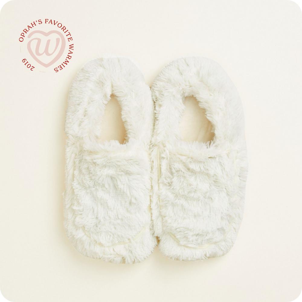 Cream Slippers Warmies