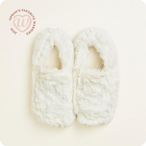 Cream Slippers Warmies