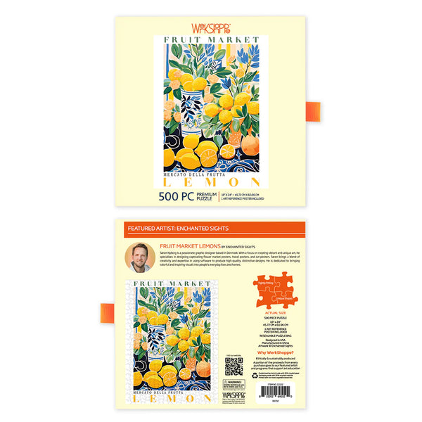 Fruit Market Lemons 500 Piece Puzzle