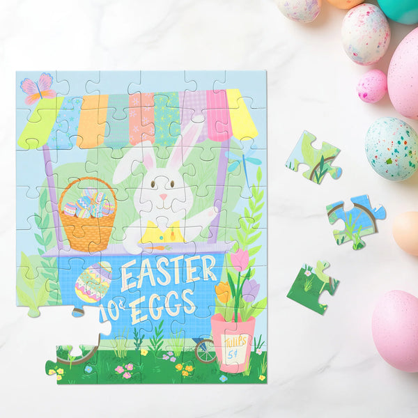 Easter Egg Cart 48 Piece Puzzle Snax