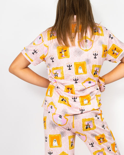 Girl's Gilded Ghouls Sleep Pants Set