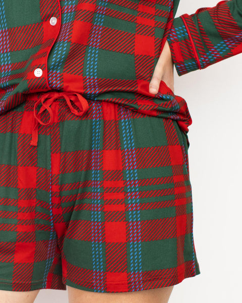 Telluride Plaid Sleep Shorts
