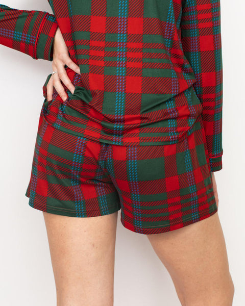 Telluride Plaid Sleep Shorts