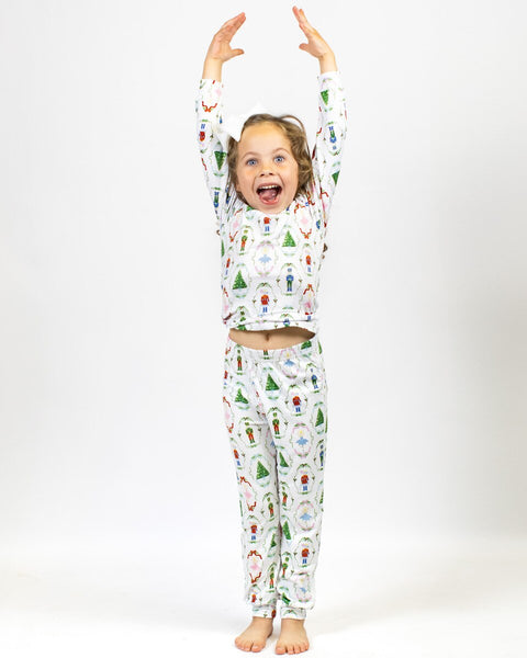 Kid's Nutcracker Waltz Long Sleeve Pajamas