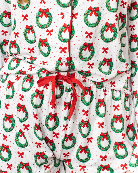 Clara Wreath Pajama Set