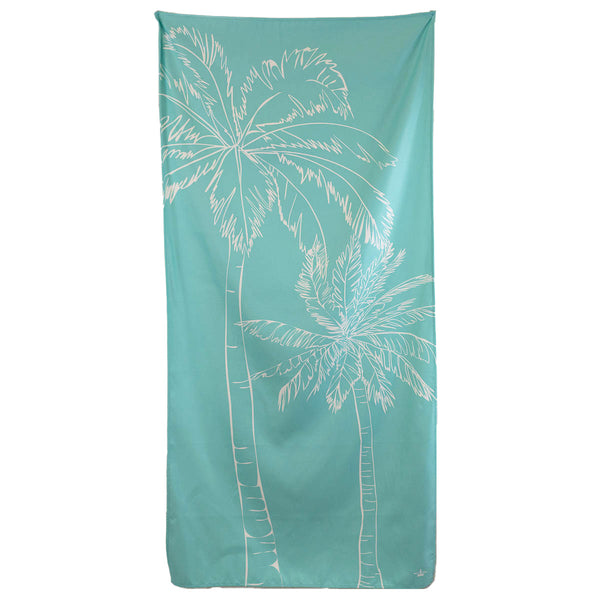 Palm microfiber beach towel