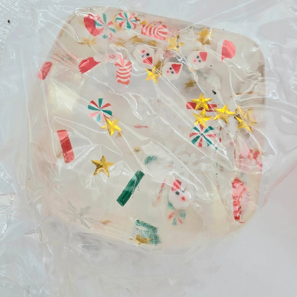 Christmas Confetti Cube Squeeze Toy –Maltose Sensory Squishy