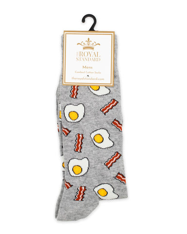 Bacon and Eggs men's socks