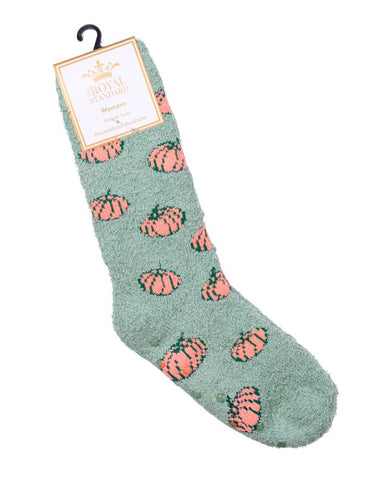 Women's Pumpkin to Talk About Snuggle Socks