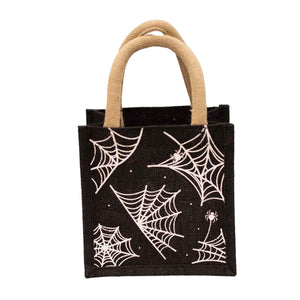 Petite Spider Web jute tote