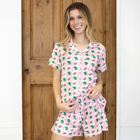 Tailgate Queen Pajama Shorts Set