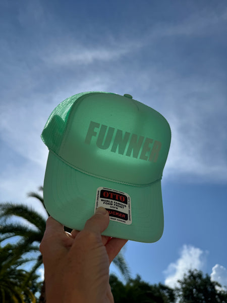 FUN FUNNER FUNNEST trucker hat