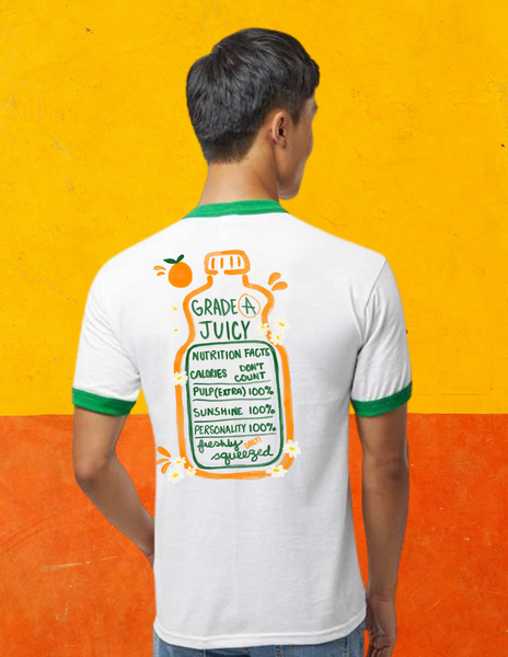 Grade A Juicy Ringer T-shirt