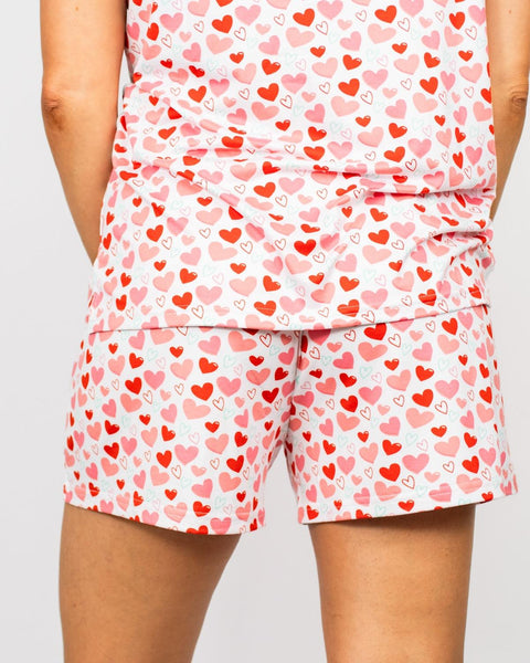 All You Need is Love Pajama Shorts Set