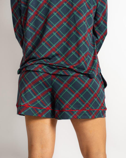 Layton Plaid Sleep Shorts