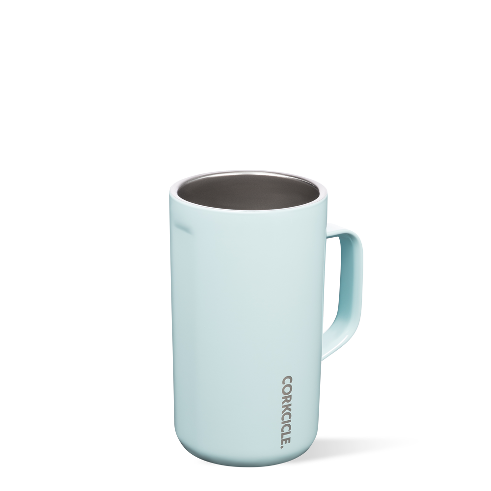 Corkcicle 22oz Gloss Powder Blue Coffee Mug