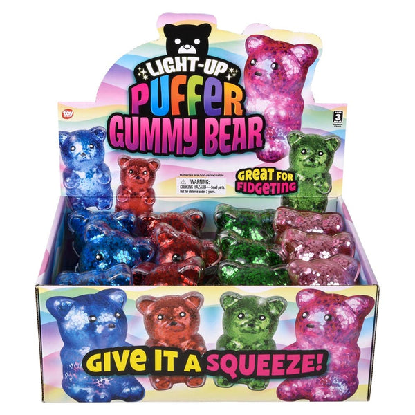 Sparkle Light-Up Puffer Gummy Bear