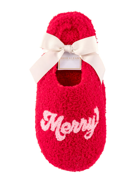 Merry Merry Slippers